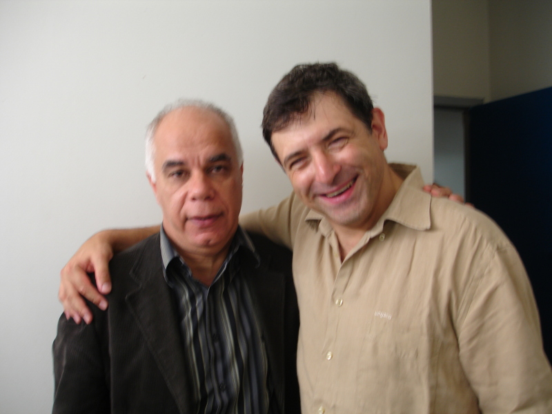 Avec le chef d’orchestre et compositeur Salvador Brotons