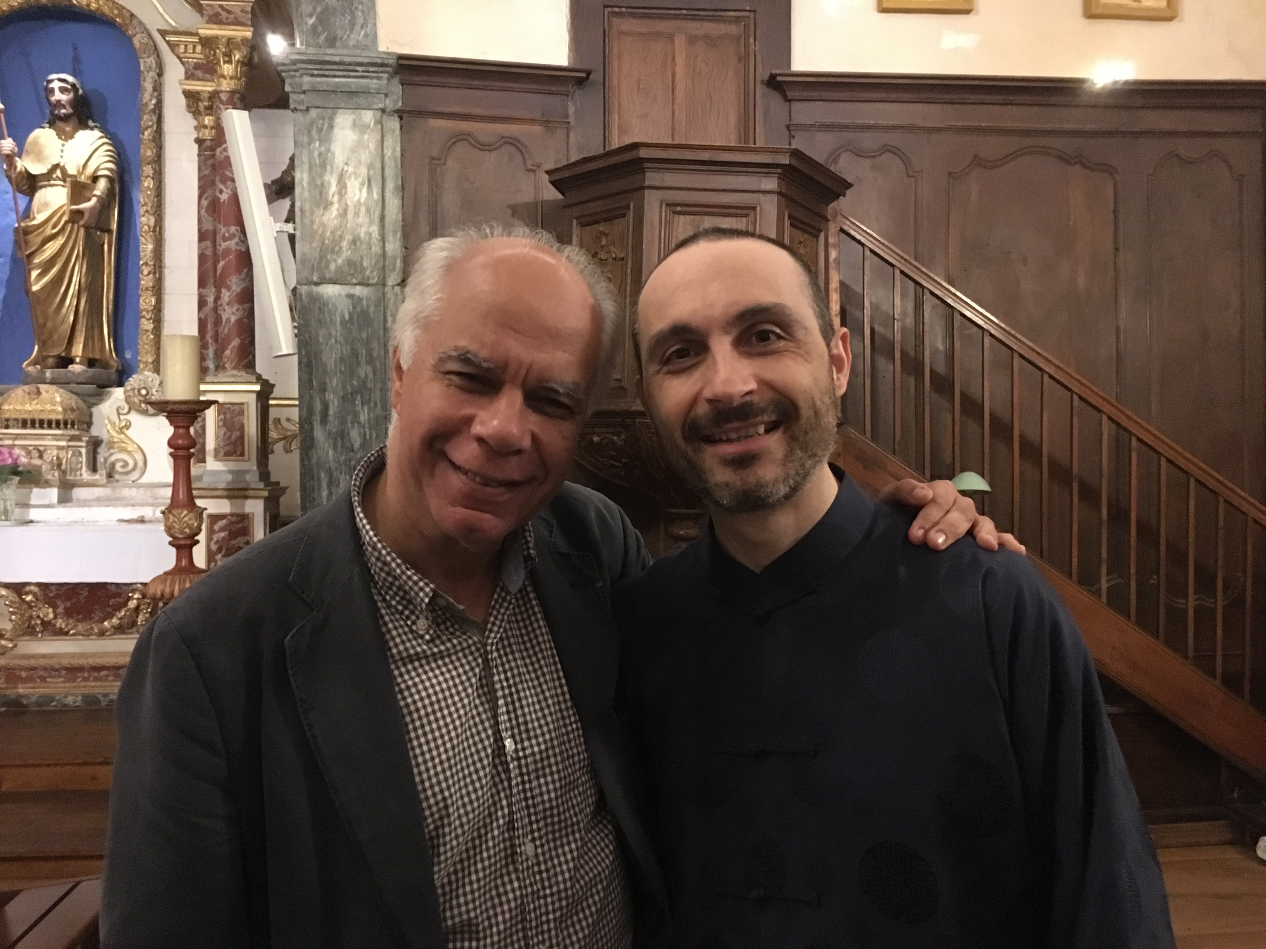 Avec le pianiste Antonio Pompa-Baldi