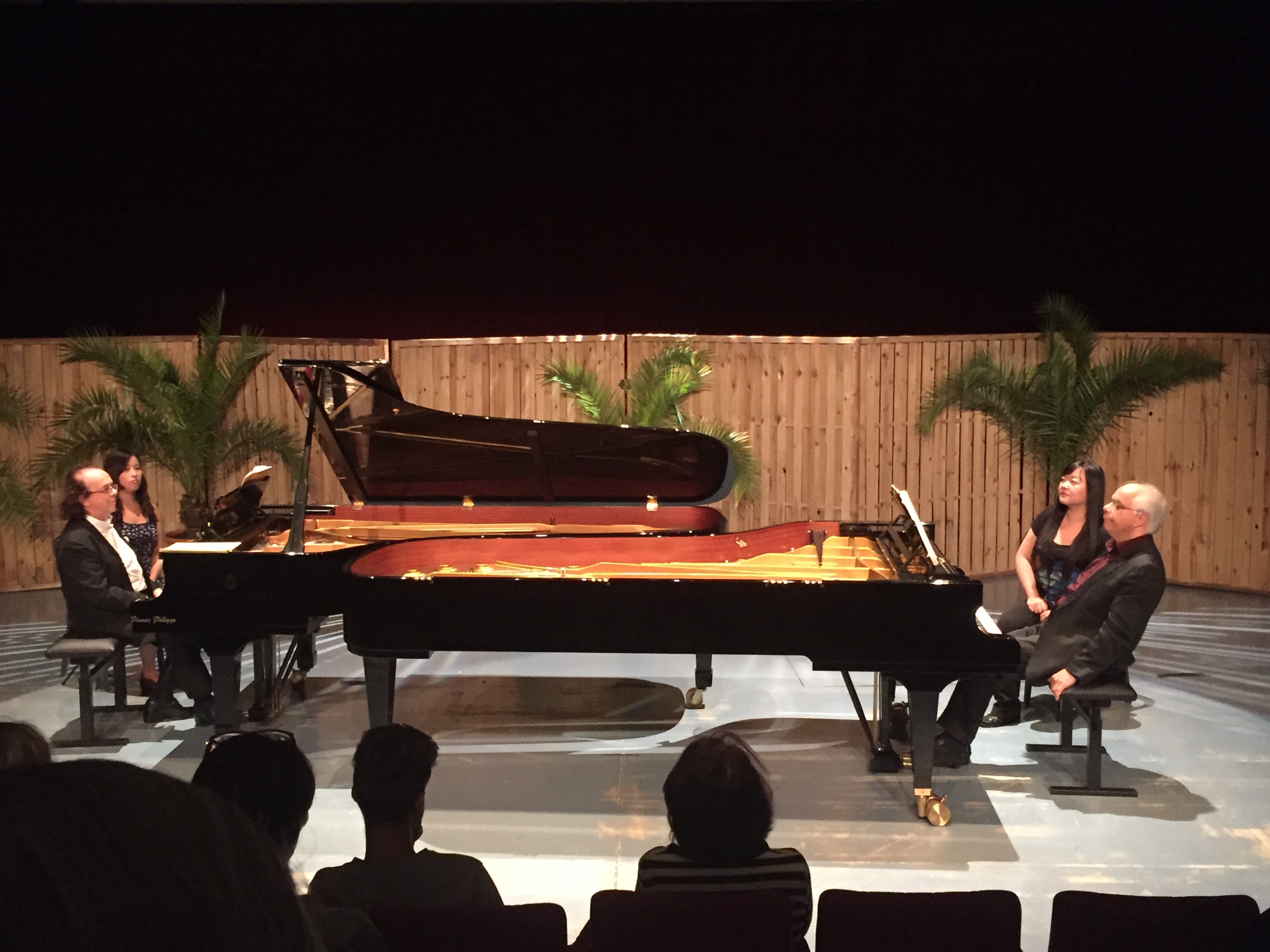 Concert à deux pianos avec Cyprien Katsaris
